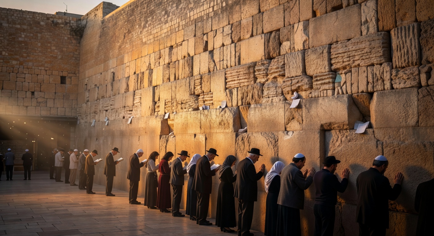 The Western Wall (Kotel) in Jerusalem