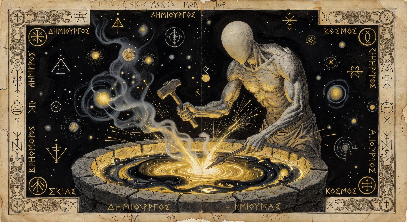 The Gnostic Demiurge — blind craftsman creator
