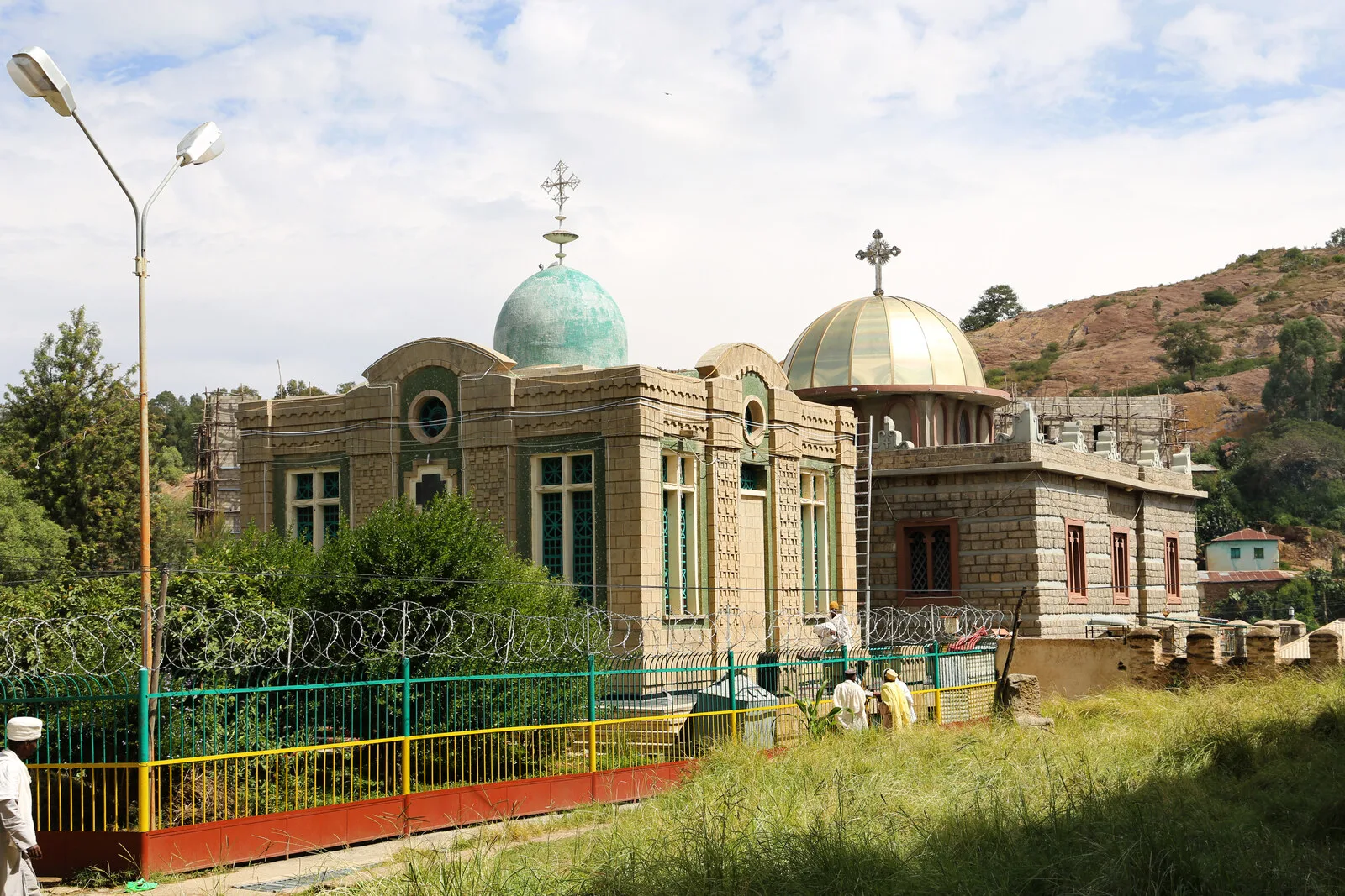 The Chapel of the Tablet at the Church of Our Lady Mary of Zion in Axum, Ethiopia — said to house the Ark of the Covenant, guarded by a single monk. Photograph.
