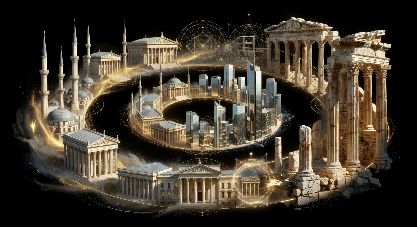 The rise and fall of empires across 3,000 years